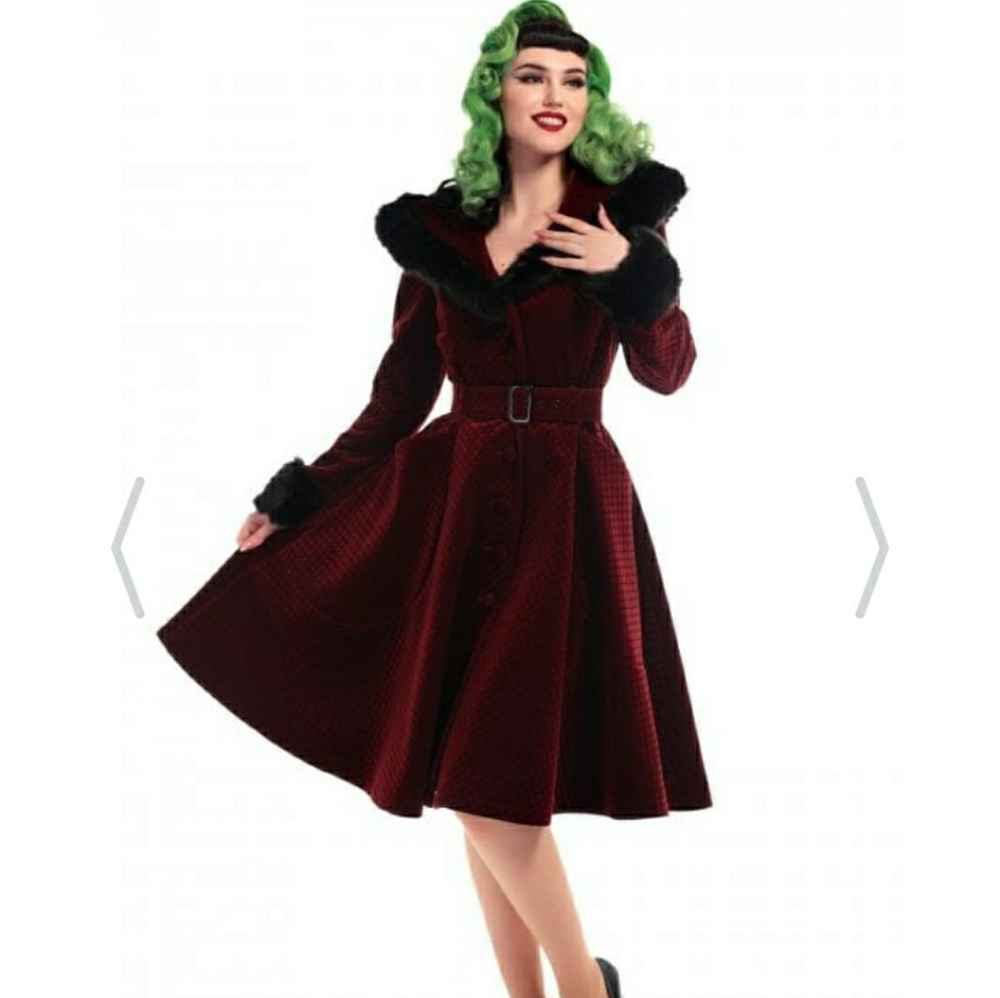 Collectif Vintage Mainline Quilted Coat